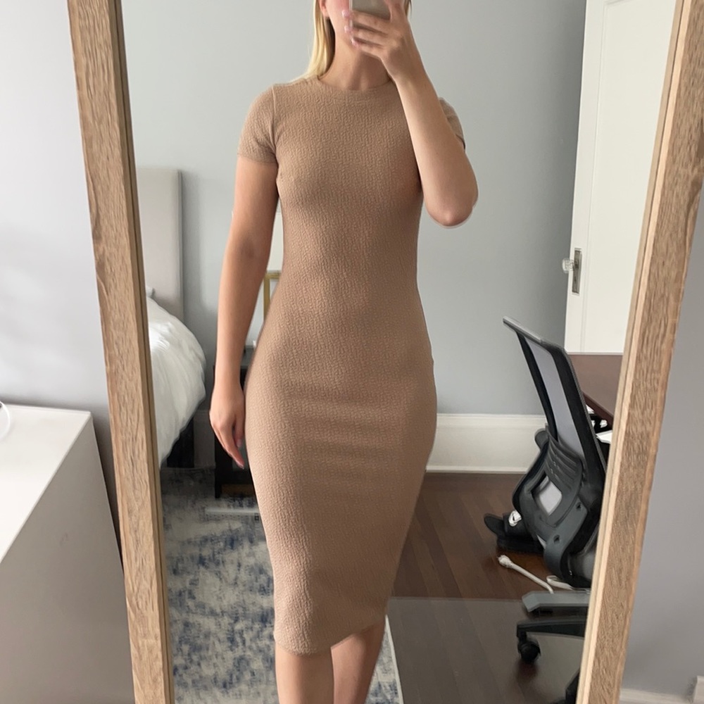 RIVER ISLAND Nude Dress in UK 4